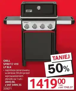 Selgros Grill Spirit E-410 LP Weber oferta