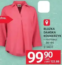 Selgros Bluzka damska kołnierzyk oferta