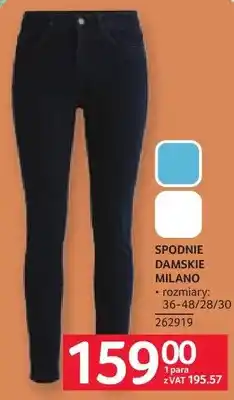 Selgros Spodnie damskie Milano oferta