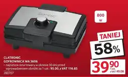 Selgros Gofrownica Clatronic WA 3606 oferta