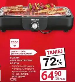 Selgros Grill elektryczny Severin PG 8554 oferta