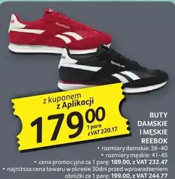 Selgros Buty damskie i męskie Reebok oferta