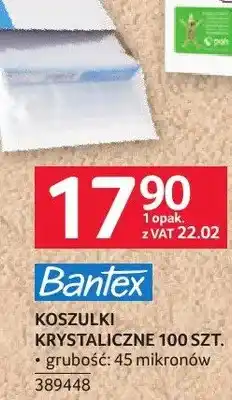 Selgros Koszulki krystaliczne 100 szt. Bantex oferta