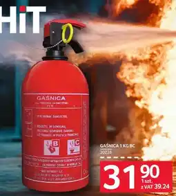 Selgros Gaśnica 1 kg BC oferta