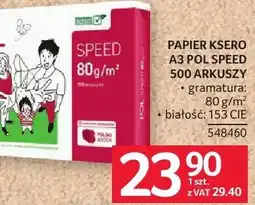 Selgros Papier ksero A3 POL Speed 500 arkuszy oferta