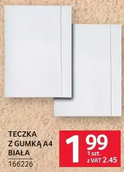 Selgros Teczka z gumką A4 biała oferta
