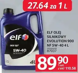 Selgros Olej silnikowy Evolution 900 NF 5W-40 4 l Elf oferta