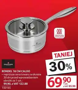 Selgros Rondel 16 cm Caldo Zwieger oferta