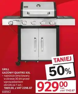 Selgros Grill gazowy Quatro XXL Weber oferta
