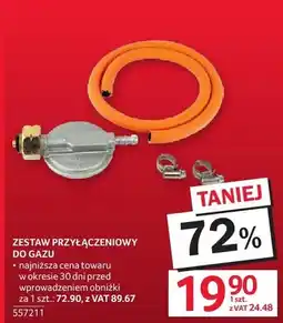 Selgros Zestaw przyłączeniowy do gazu oferta