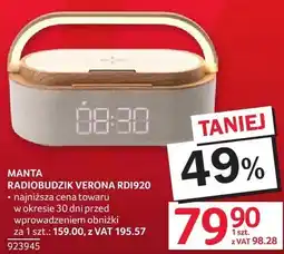 Selgros Radiobudzik MANTA RDI920 VERONA oferta