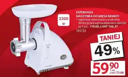 Selgros Maszynka do mięsa Esperanza EKM031 oferta