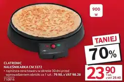 Selgros Naleśnikarka Clatronic CM 3372 oferta