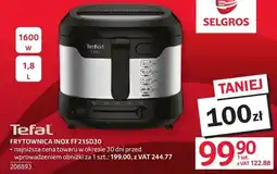 Selgros Frytownica Tefal FF215D30 oferta