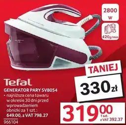 Selgros Generator pary Tefal SV8054 oferta