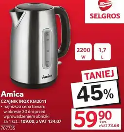 Selgros Czajnik Inox KM2011 Amica oferta