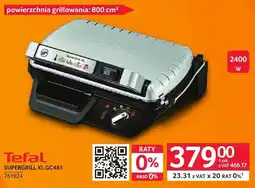 Selgros Grill Tefal Supergrill XL GC461 oferta