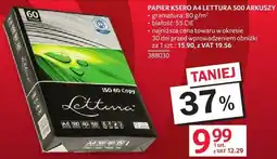 Selgros Papier XSERO A4 LETTURA 500 arkuszy oferta