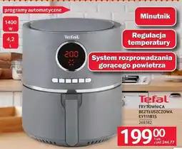 Selgros Frytkownica beztłuszczowa Tefal EY111B15 oferta
