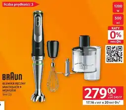 Selgros Blender ręczny Braun Multiquick 9 MQ9135XI oferta