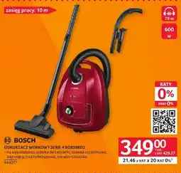 Selgros Odkurzacz workowy Bosch Serie 4 BGB38RD2 oferta