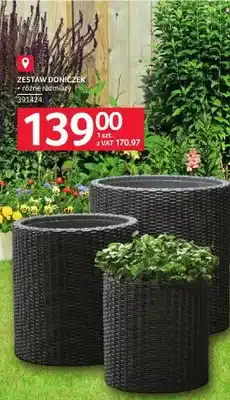 Selgros Zestaw doniczek różne wymiary oferta