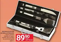 Selgros Zestaw sztućców do grilla w walizce oferta