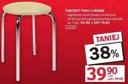 Selgros Taboret PINO CHROME oferta