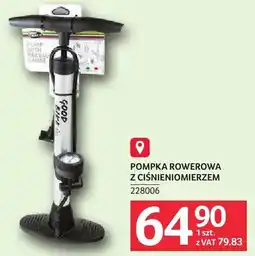 Selgros Pompka rowerowa z ciśnieniomierzem oferta