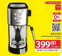 Selgros Ekspres kolbowy Krups XP441810 oferta