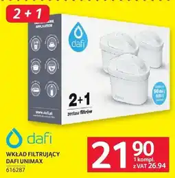 Selgros Wkład filtrujący Dafi Unimax oferta