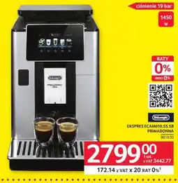 Selgros Ekspres do kawy DeLonghi ECAM610.55.SB Primadonna oferta
