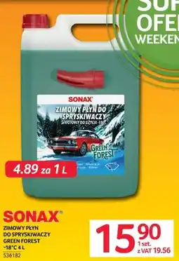 Selgros Płyn zimowy do spryskiwaczy Sonax Green Forest -18°C oferta