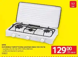 Selgros Kuchenka turystyczna gazowa MPM SMILE-KN-03/1K oferta
