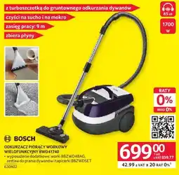 Selgros Odkurzacz piorący workowy Bosch BWD41740 oferta