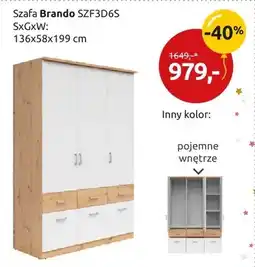 Black Red White Szafa SZF3D6S oferta