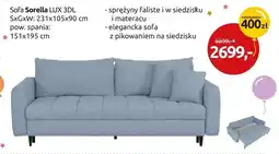 Black Red White Sofa Sorella LUX 3DL oferta