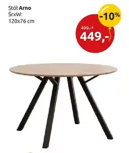 Black Red White Stół Arno SrxW 120x76 cm oferta