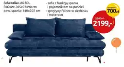 Black Red White Sofa Italia LUX 3DL oferta