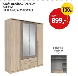 Black Red White Szafa Kredo SZFZL2D2S oferta