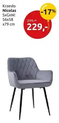 Black Red White Krzesło SxGxW 56x58x79cm oferta