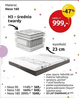 Black Red White Materac H3 – średnio twardy oferta
