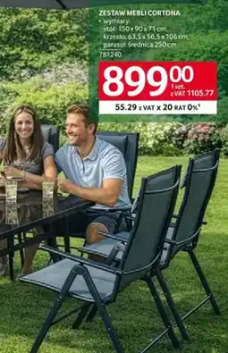 Selgros Zestaw mebli CORTONA oferta