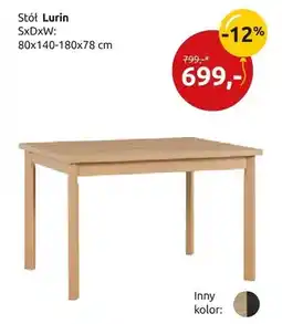 Black Red White Stół SxDxW: 80x140-180x78 cm oferta