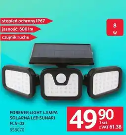 Selgros Lampa solarna LED Forever Light FLS-03 8 W oferta