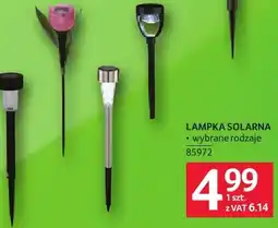 Selgros Lampka solarna wybrane rodzaje oferta