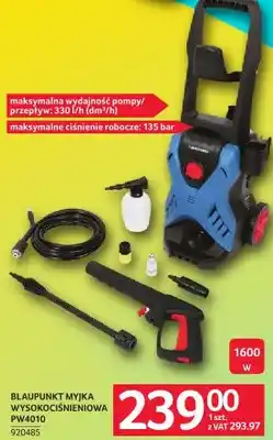 Selgros Blaupunkt myjka wysokociśnieniowa PW4010 1600 W oferta