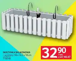 Selgros Skrzynka balkonowa 58 x 16,2 x 18 cm oferta