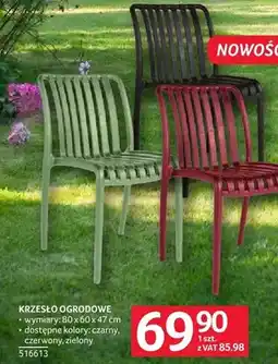 Selgros Krzesło ogrodowe 80x60x97cm oferta