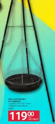 Selgros Grill wahadłowy na trójnogu oferta